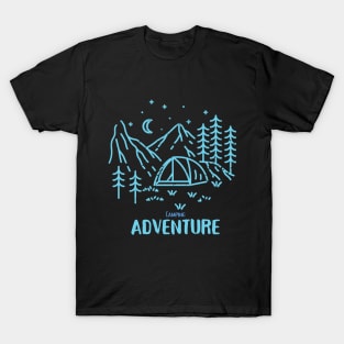 Van Life Camping Adventure T-Shirt